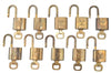 Authentic Louis Vuitton Padlock & Keys 10Set LV K7303