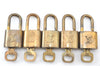 Authentic Louis Vuitton Padlock & Keys 10Set LV K7303