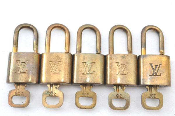 Authentic Louis Vuitton Padlock & Keys 10Set LV K7303