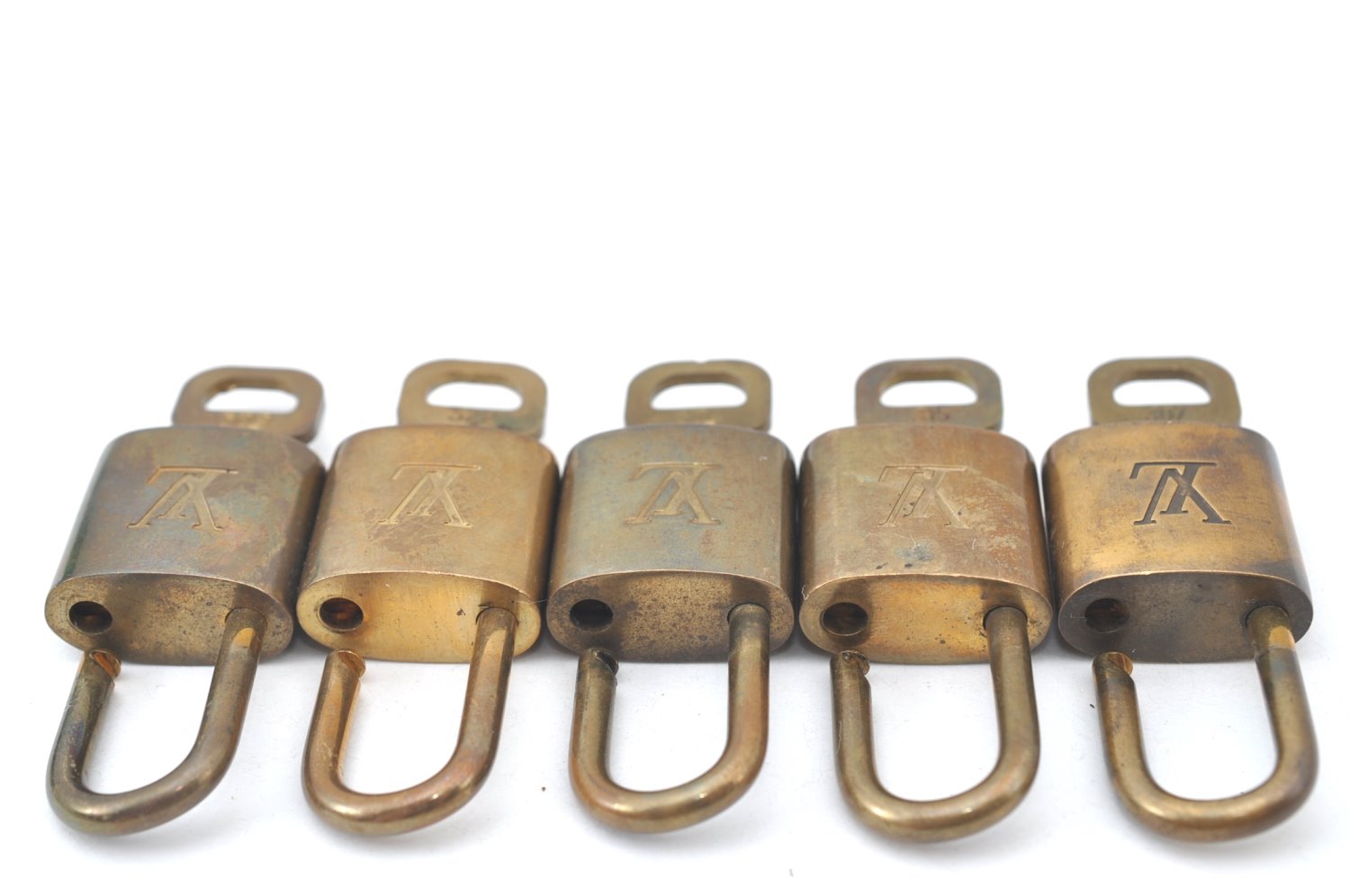 Authentic Louis Vuitton Padlock & Keys 10Set LV K7303