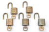 Authentic Louis Vuitton Padlock & Keys 10Set LV K7305