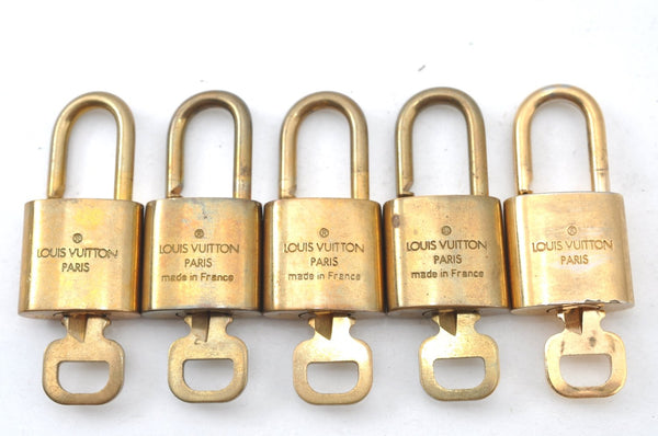 Authentic Louis Vuitton Padlock & Keys 10Set LV K7306