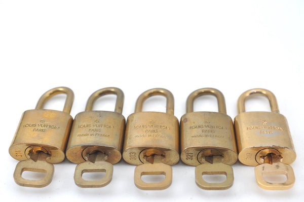 Authentic Louis Vuitton Padlock & Keys 10Set LV K7306