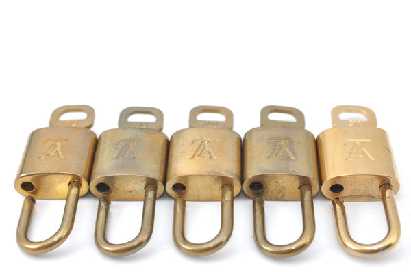 Authentic Louis Vuitton Padlock & Keys 10Set LV K7306