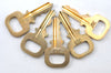 Authentic Louis Vuitton Padlock & Keys 10Set LV K7306