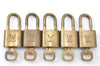 Authentic Louis Vuitton Padlock & Keys 10Set LV K7307