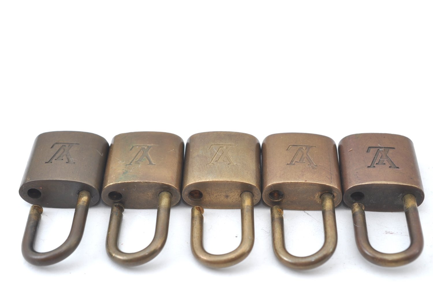 Authentic Louis Vuitton Padlock Gold 10Set LV K7318