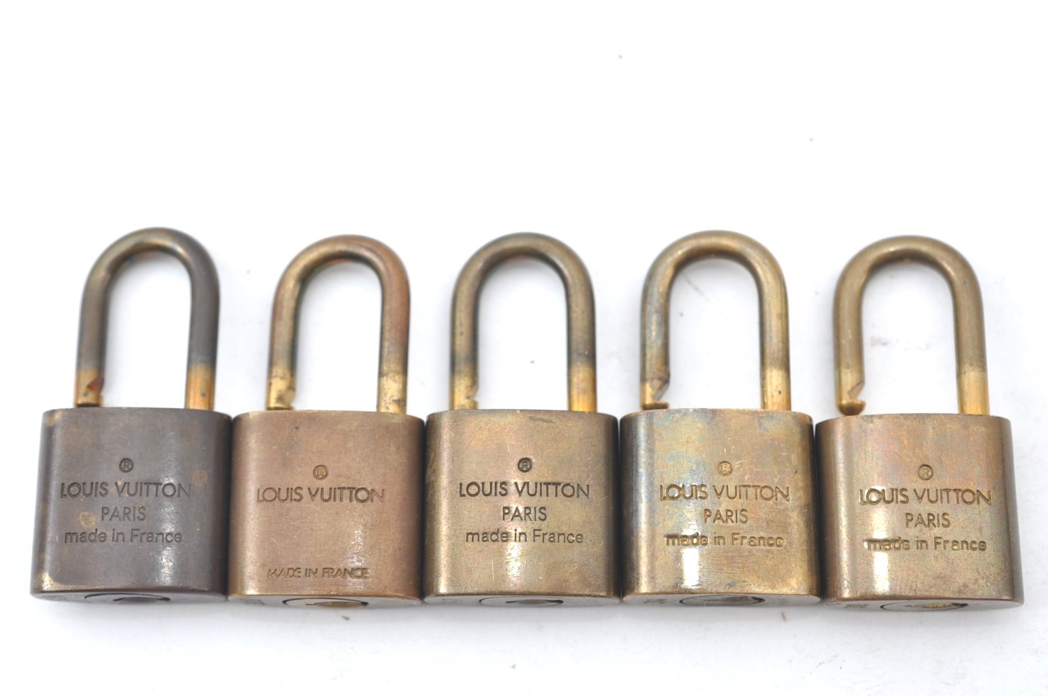 Authentic Louis Vuitton Padlock Gold 10Set LV K7318