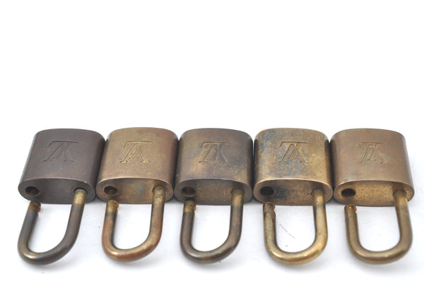 Authentic Louis Vuitton Padlock Gold 10Set LV K7318