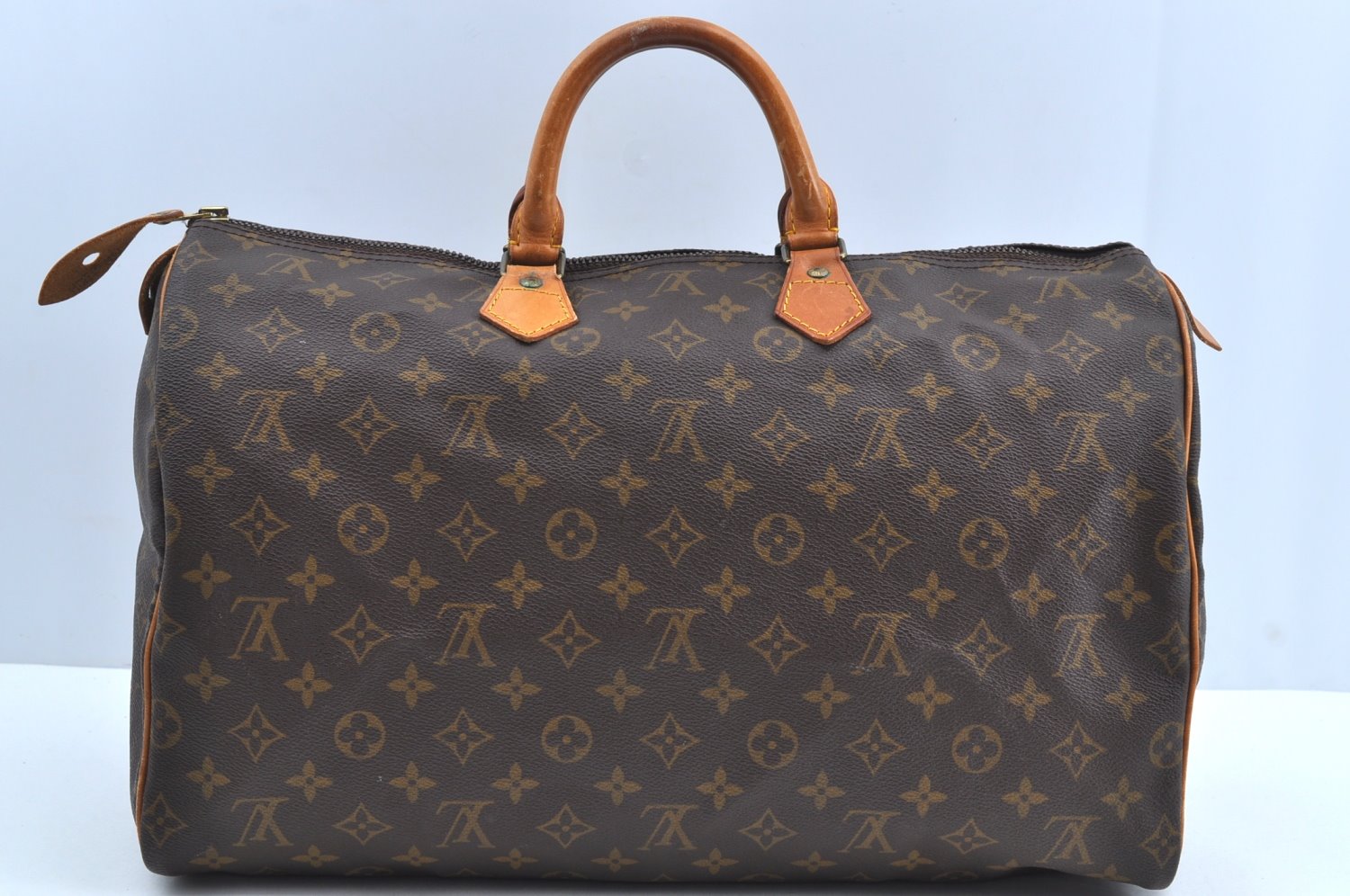 Authentic Louis Vuitton Monogram Speedy 40 Hand Boston Bag M41522 LV K7319