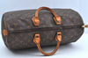 Authentic Louis Vuitton Monogram Speedy 40 Hand Boston Bag M41522 LV K7319