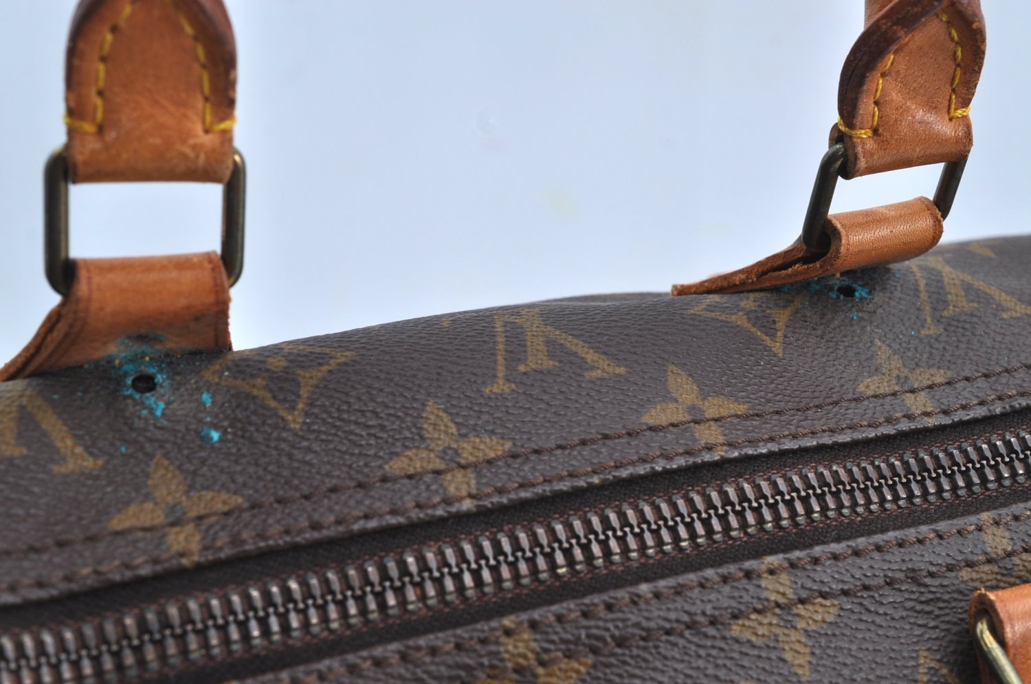 Authentic Louis Vuitton Monogram Speedy 40 Hand Boston Bag M41522 LV K7319