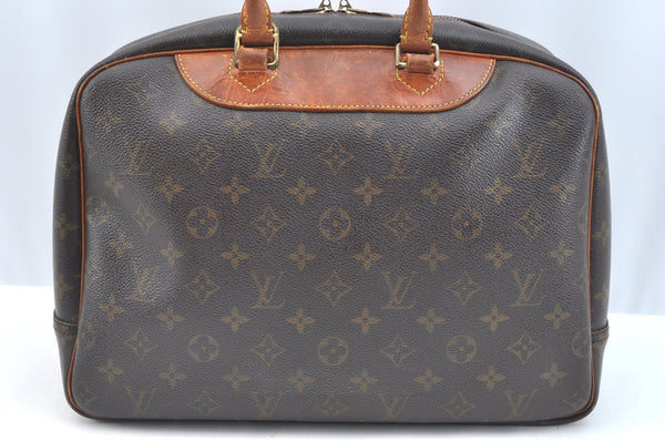 Authentic Louis Vuitton Monogram Deauville Hand Bag M47270 LV Junk K7322