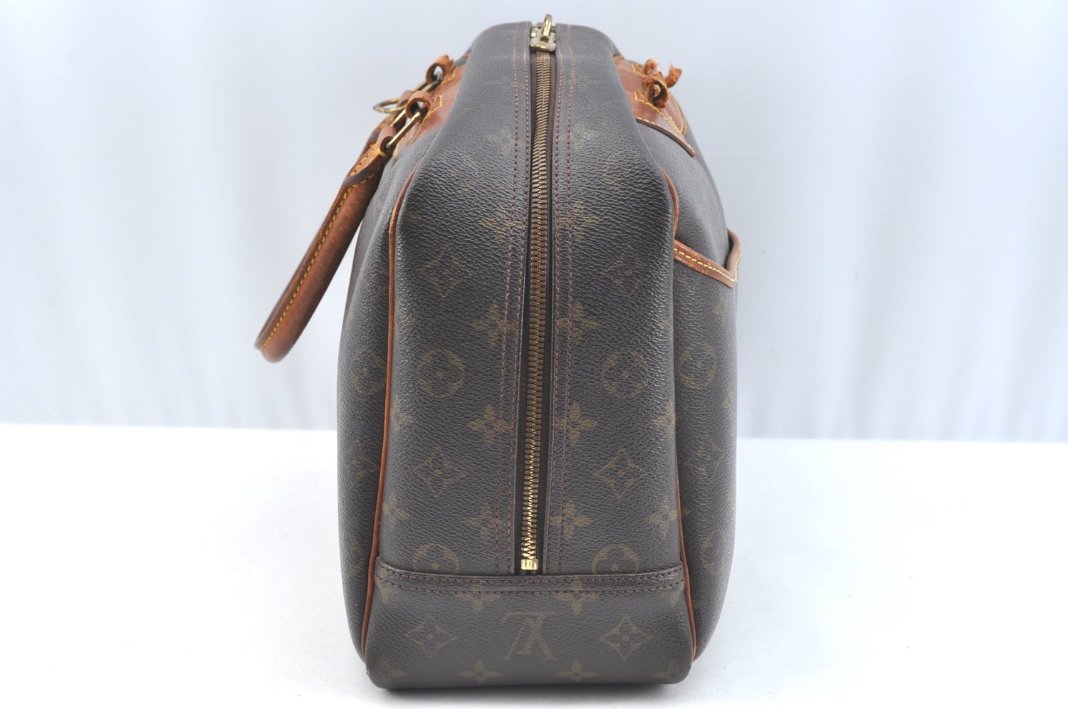 Authentic Louis Vuitton Monogram Deauville Hand Bag M47270 LV Junk K7322