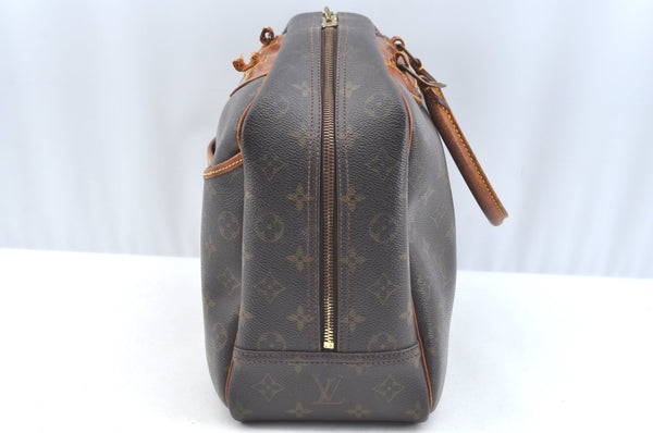 Authentic Louis Vuitton Monogram Deauville Hand Bag M47270 LV Junk K7322