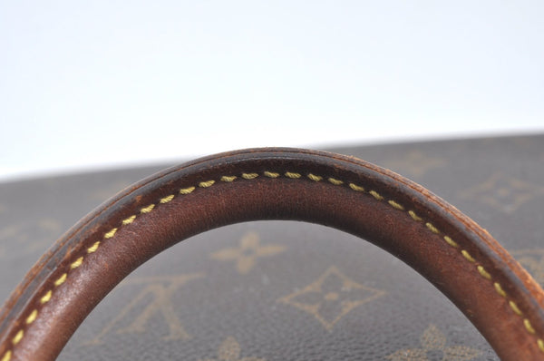 Authentic Louis Vuitton Monogram Deauville Hand Bag M47270 LV Junk K7322