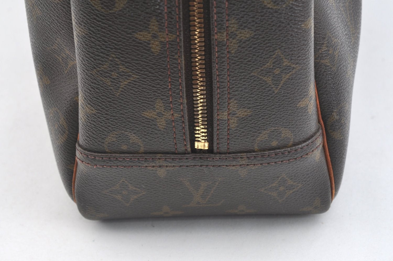 Authentic Louis Vuitton Monogram Deauville Hand Bag M47270 LV Junk K7322