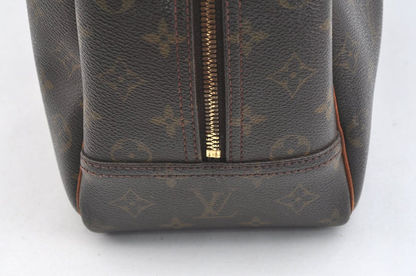 Authentic Louis Vuitton Monogram Deauville Hand Bag M47270 LV Junk K7322