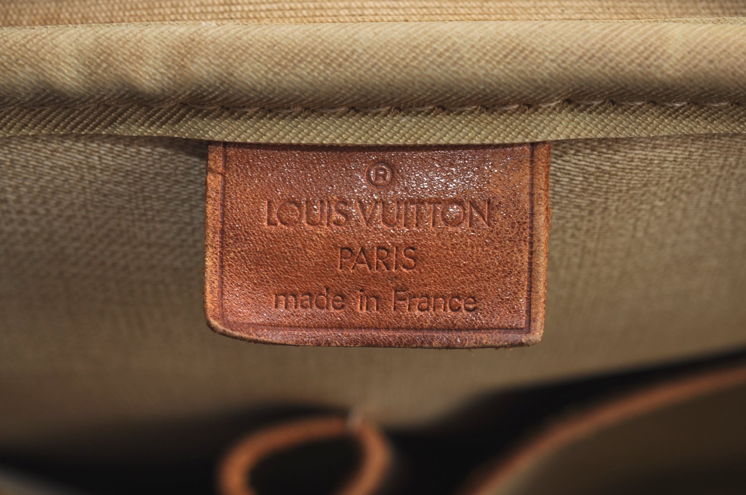 Authentic Louis Vuitton Monogram Deauville Hand Bag M47270 LV Junk K7322