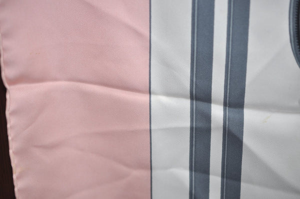 Authentic HERMES Carre 90 Scarf "BRIDES de GALA par " Silk Pink K7324