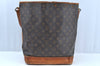Authentic Louis Vuitton Monogram Noe Shoulder Drawstring Bag M42224 LV K7335