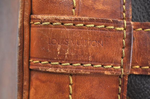 Authentic Louis Vuitton Monogram Noe Shoulder Drawstring Bag M42224 LV K7335