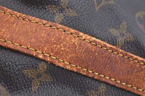 Authentic Louis Vuitton Monogram Noe Shoulder Drawstring Bag M42224 LV K7335