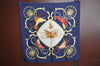 Authentic HERMES Carre 90 Scarf "SPRINGS" Silk Navy K7337