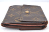 Authentic Louis Vuitton Monogram M61652 Porte Monnaie Billet Carte Credit K7340
