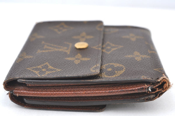 Authentic Louis Vuitton Monogram M61652 Porte Monnaie Billet Carte Credit K7340