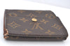 Authentic Louis Vuitton Monogram M61652 Porte Monnaie Billet Carte Credit K7340