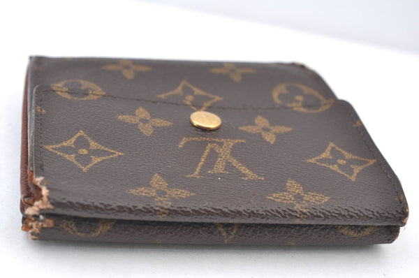 Authentic Louis Vuitton Monogram M61652 Porte Monnaie Billet Carte Credit K7340