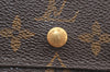 Authentic Louis Vuitton Monogram M61652 Porte Monnaie Billet Carte Credit K7340