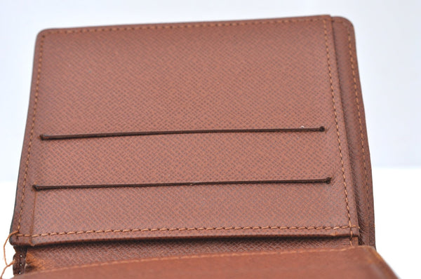Authentic Louis Vuitton Monogram M61652 Porte Monnaie Billet Carte Credit K7340