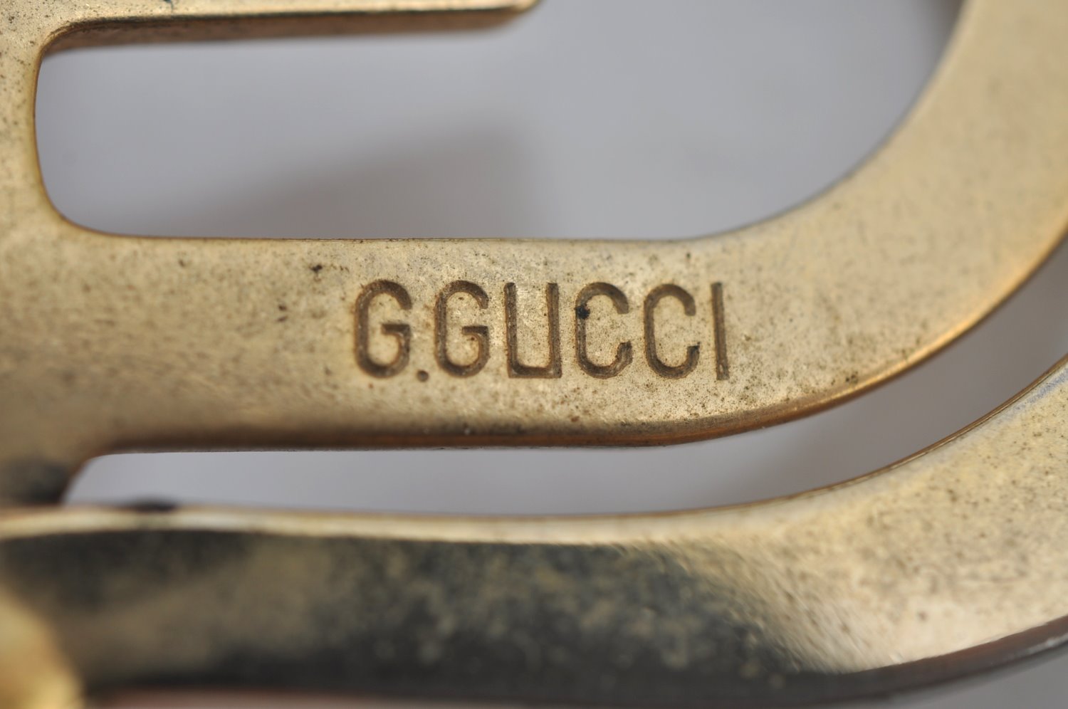 Authentic GUCCI Vintage Belt Leather Size 60cm 23.6