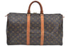 Authentic Louis Vuitton Monogram Keepall 45 Travel Boston Bag M41428 LV K7361