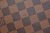 Authentic Louis Vuitton Damier Neverfull Pouch Purse Clutch Bag LV K7363