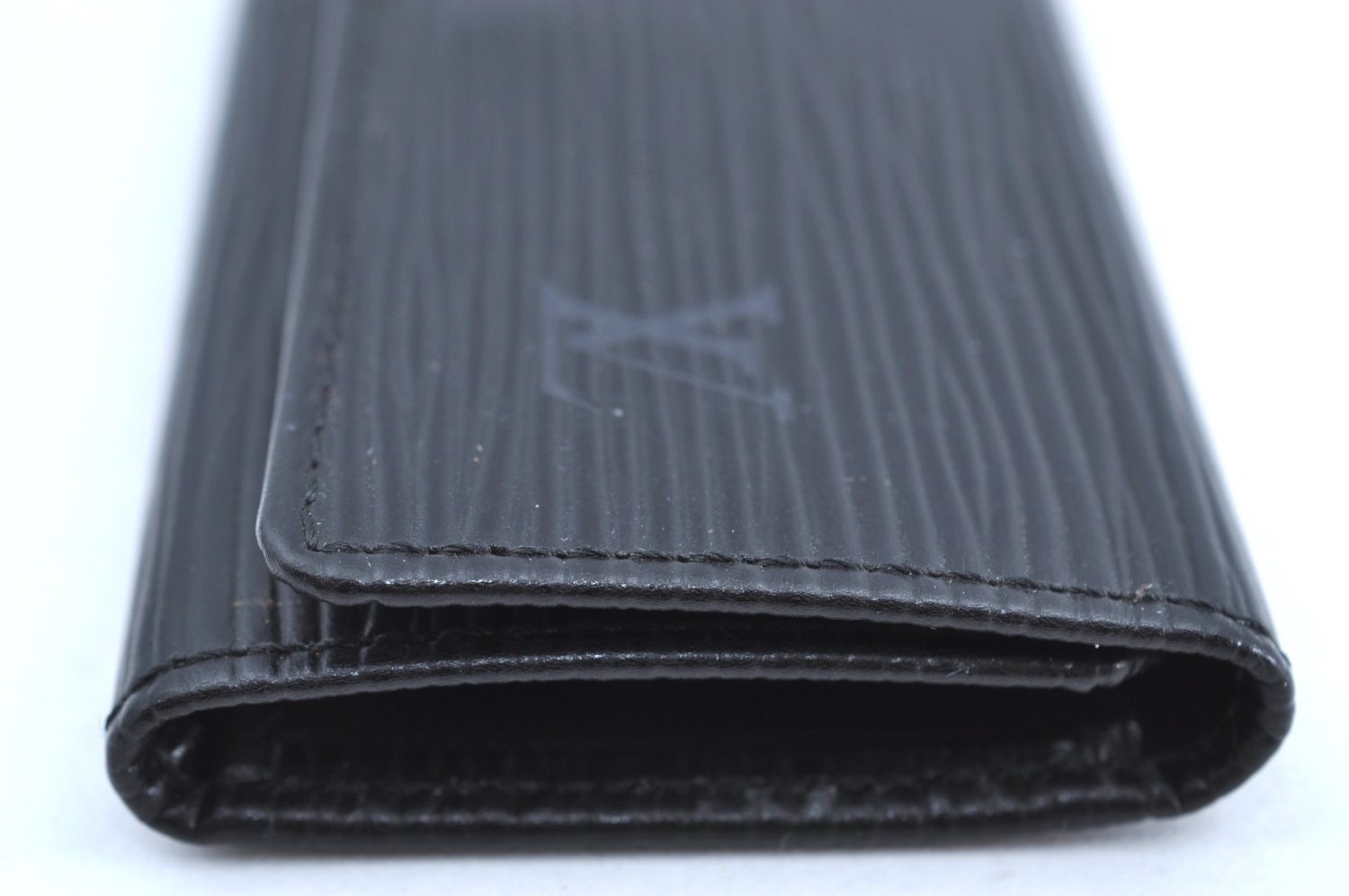 Authentic Louis Vuitton Epi Multicles 4 Key Case Black M63822 LV K7366