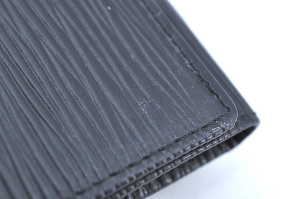 Authentic Louis Vuitton Epi Multicles 4 Key Case Black M63822 LV K7366