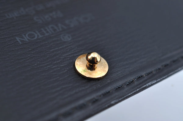 Authentic Louis Vuitton Epi Multicles 4 Key Case Black M63822 LV K7366