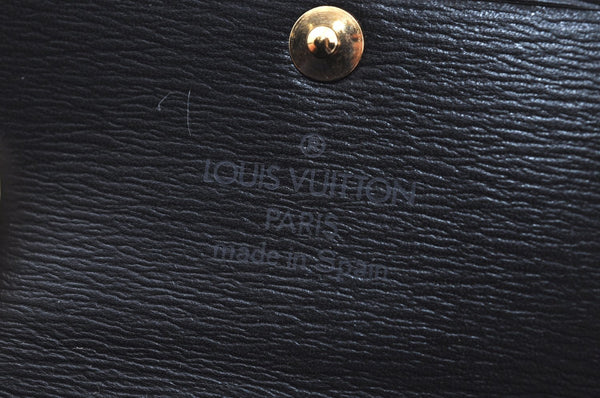 Authentic Louis Vuitton Epi Multicles 4 Key Case Black M63822 LV K7366