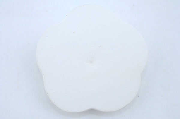Authentic CHANEL Camellia Paper Weight Ceramic White CC Box K7370