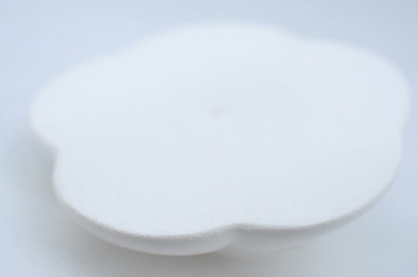 Authentic CHANEL Camellia Paper Weight Ceramic White CC Box K7370