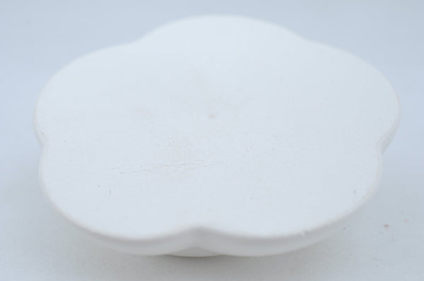 Authentic CHANEL Camellia Paper Weight Ceramic White CC Box K7371