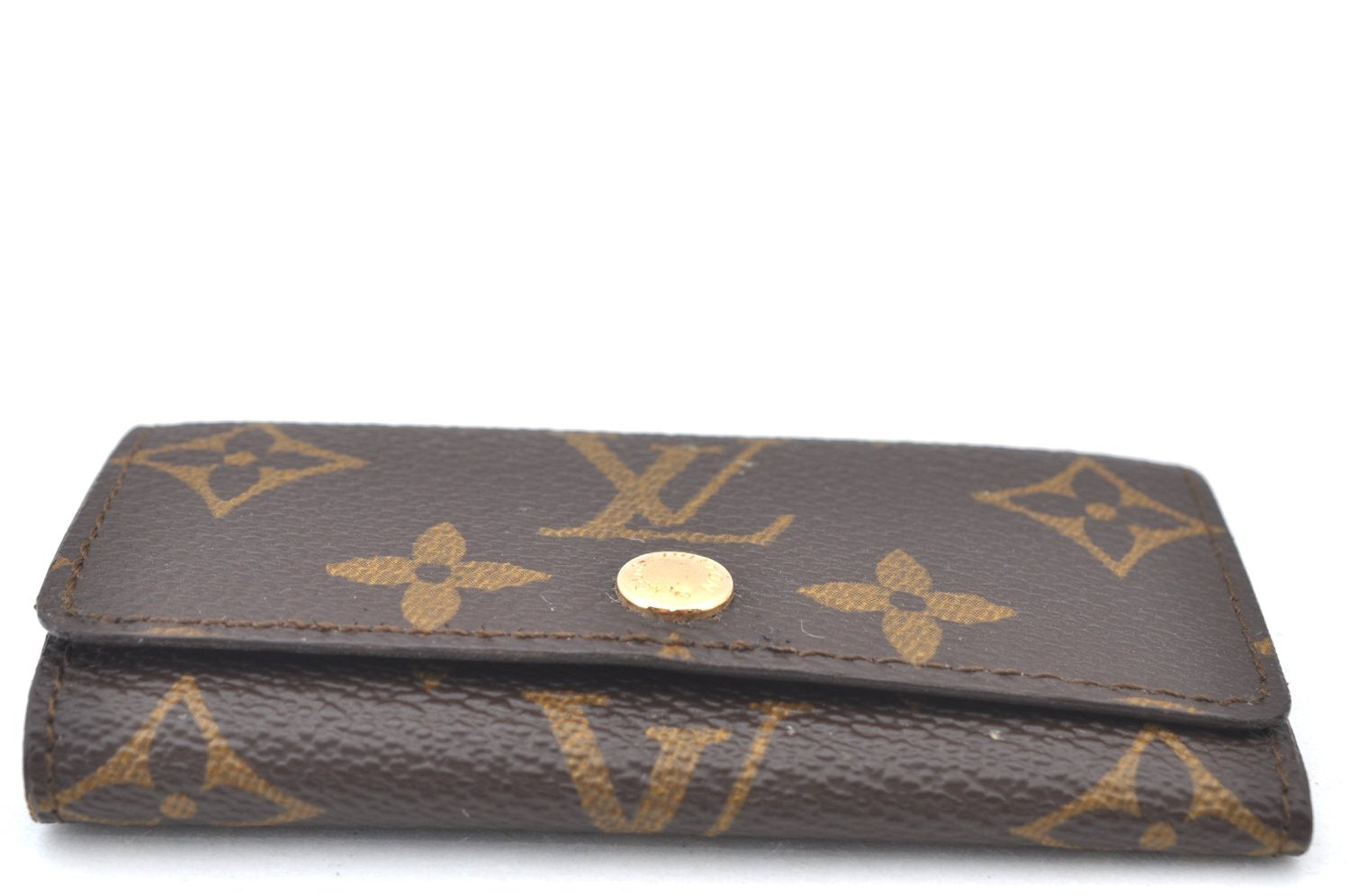 Authentic Louis Vuitton Monogram Multicles 4 Hooks Key Case M62631 LV Box K7374