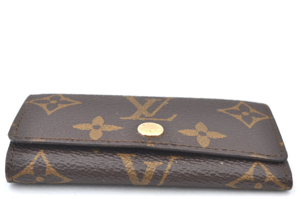 Authentic Louis Vuitton Monogram Multicles 4 Hooks Key Case M62631 LV Box K7374
