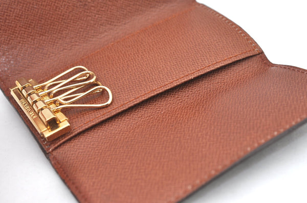 Authentic Louis Vuitton Monogram Multicles 4 Hooks Key Case M62631 LV Box K7374