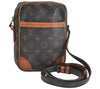 Auth Louis Vuitton Monogram Danube Shoulder Cross Body Bag M45266 Junk K7376