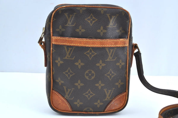 Auth Louis Vuitton Monogram Danube Shoulder Cross Body Bag M45266 Junk K7376