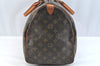 Authentic Louis Vuitton Monogram Keepall 45 Travel Boston Bag M41428 LV K7379